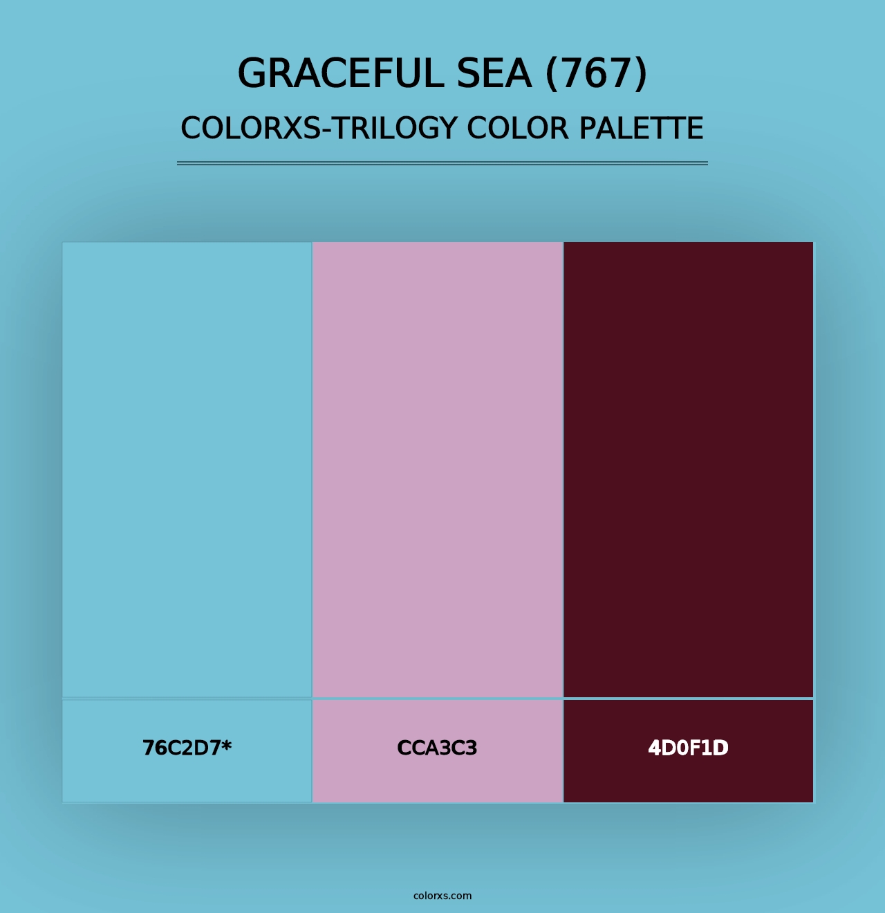 Graceful Sea (767) - Colorxs Trilogy Palette