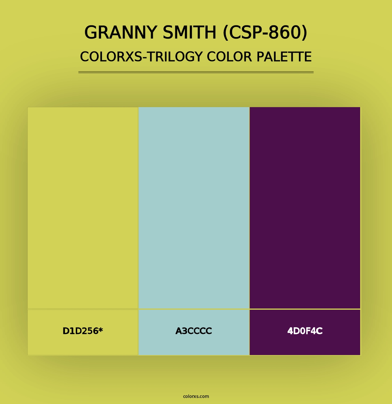 Granny Smith (CSP-860) - Colorxs Trilogy Palette