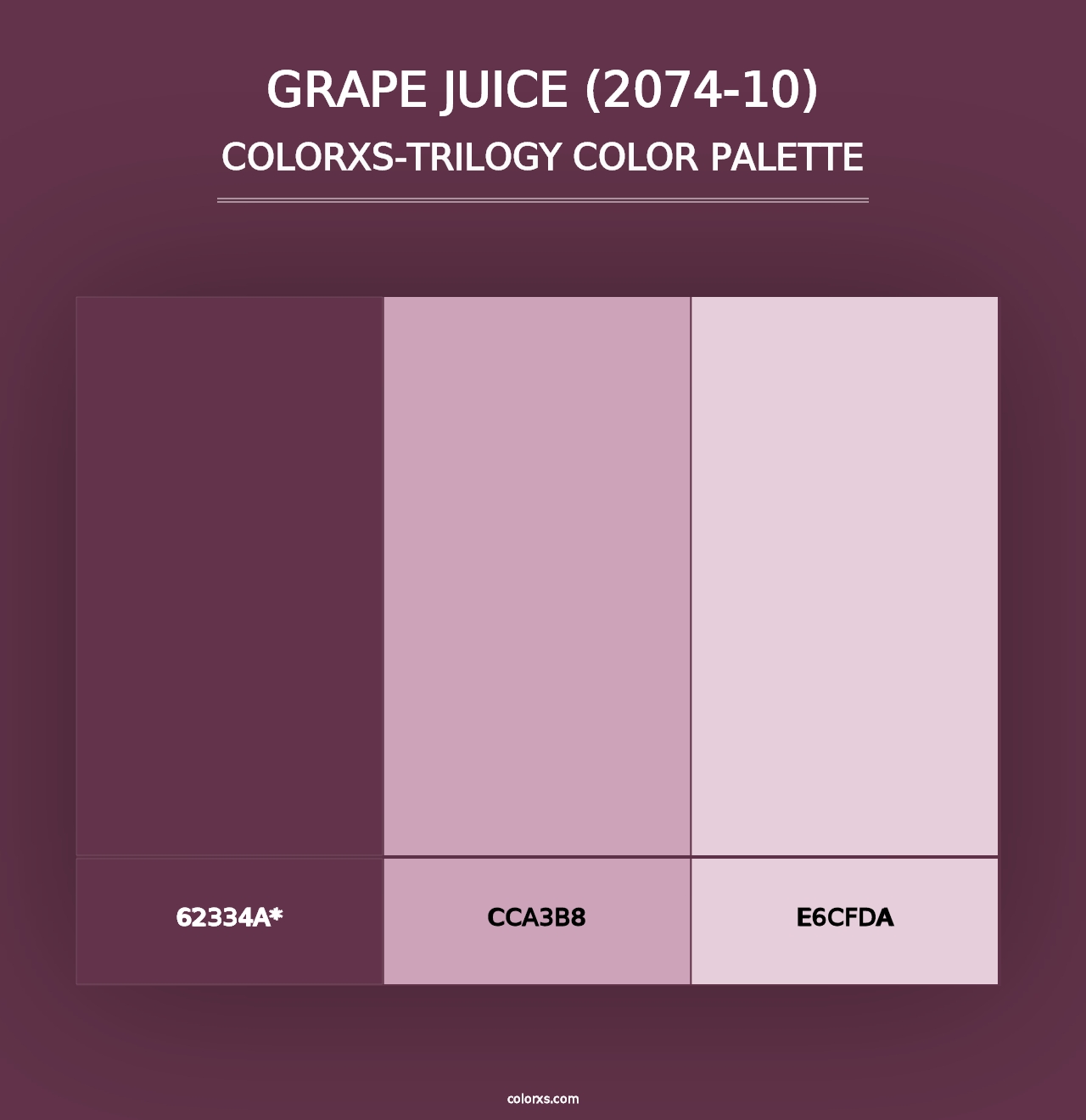 Grape Juice (2074-10) - Colorxs Trilogy Palette