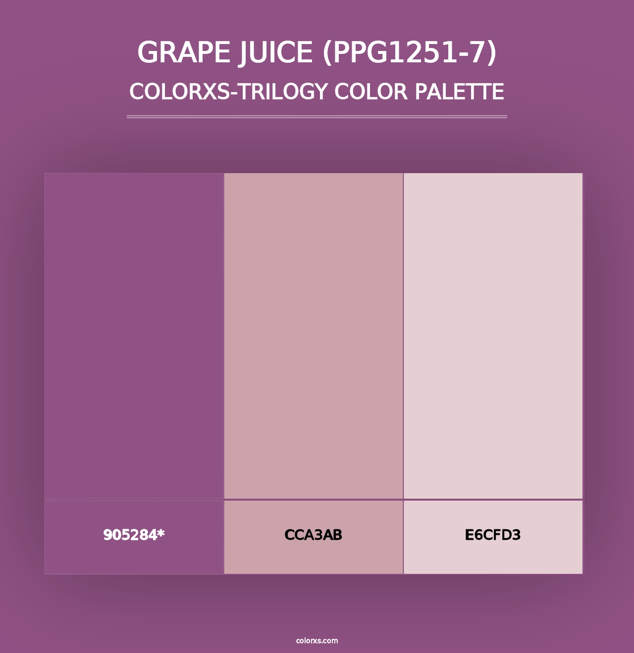 Grape Juice (PPG1251-7) - Colorxs Trilogy Palette