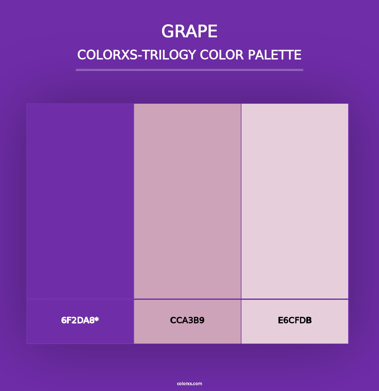 Grape - Colorxs Trilogy Palette