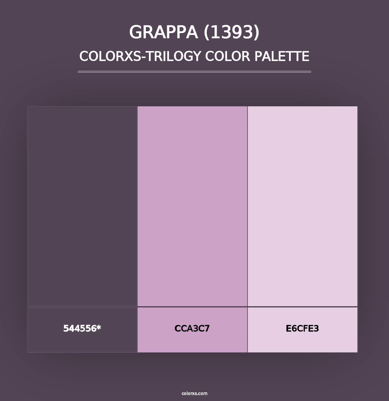 Grappa (1393) - Colorxs Trilogy Palette