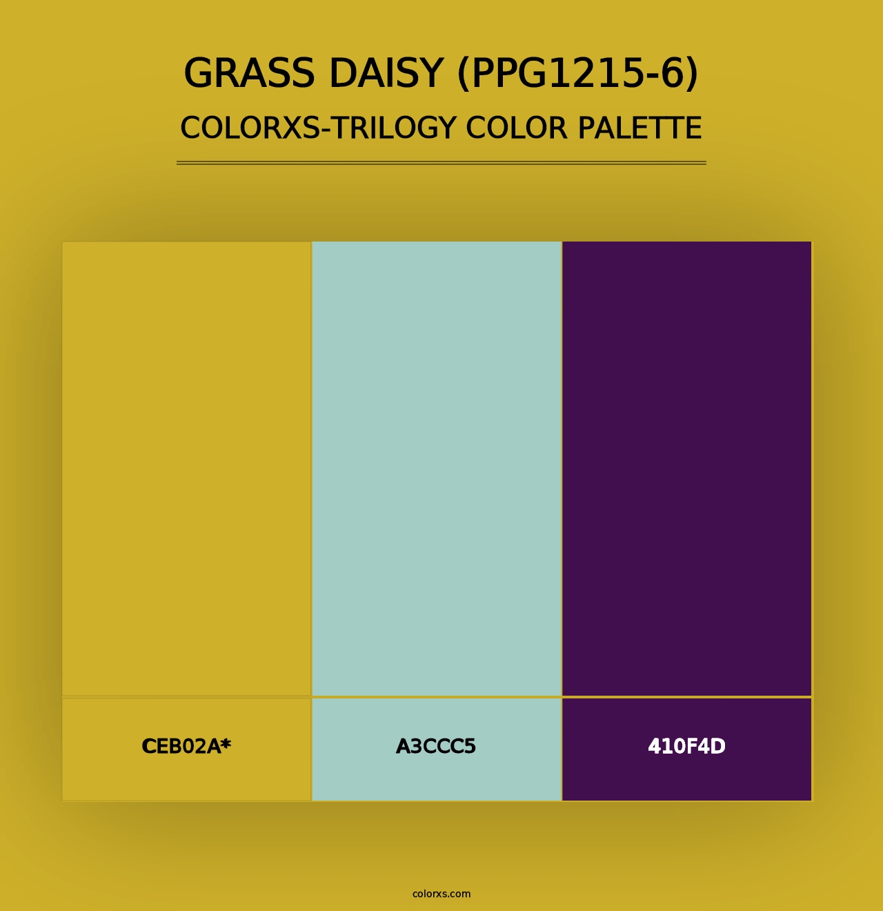 Grass Daisy (PPG1215-6) - Colorxs Trilogy Palette