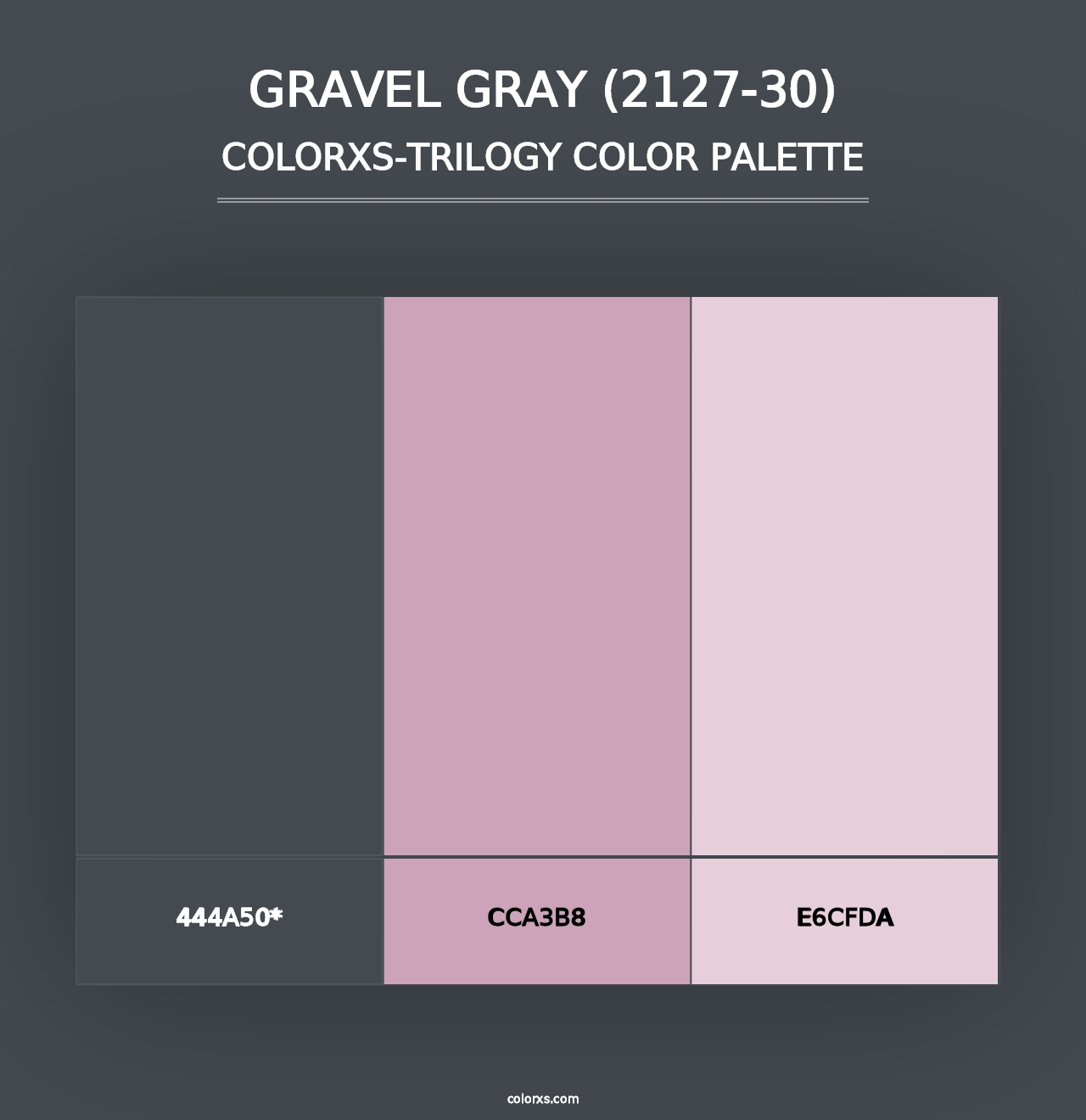 Gravel Gray (2127-30) - Colorxs Trilogy Palette