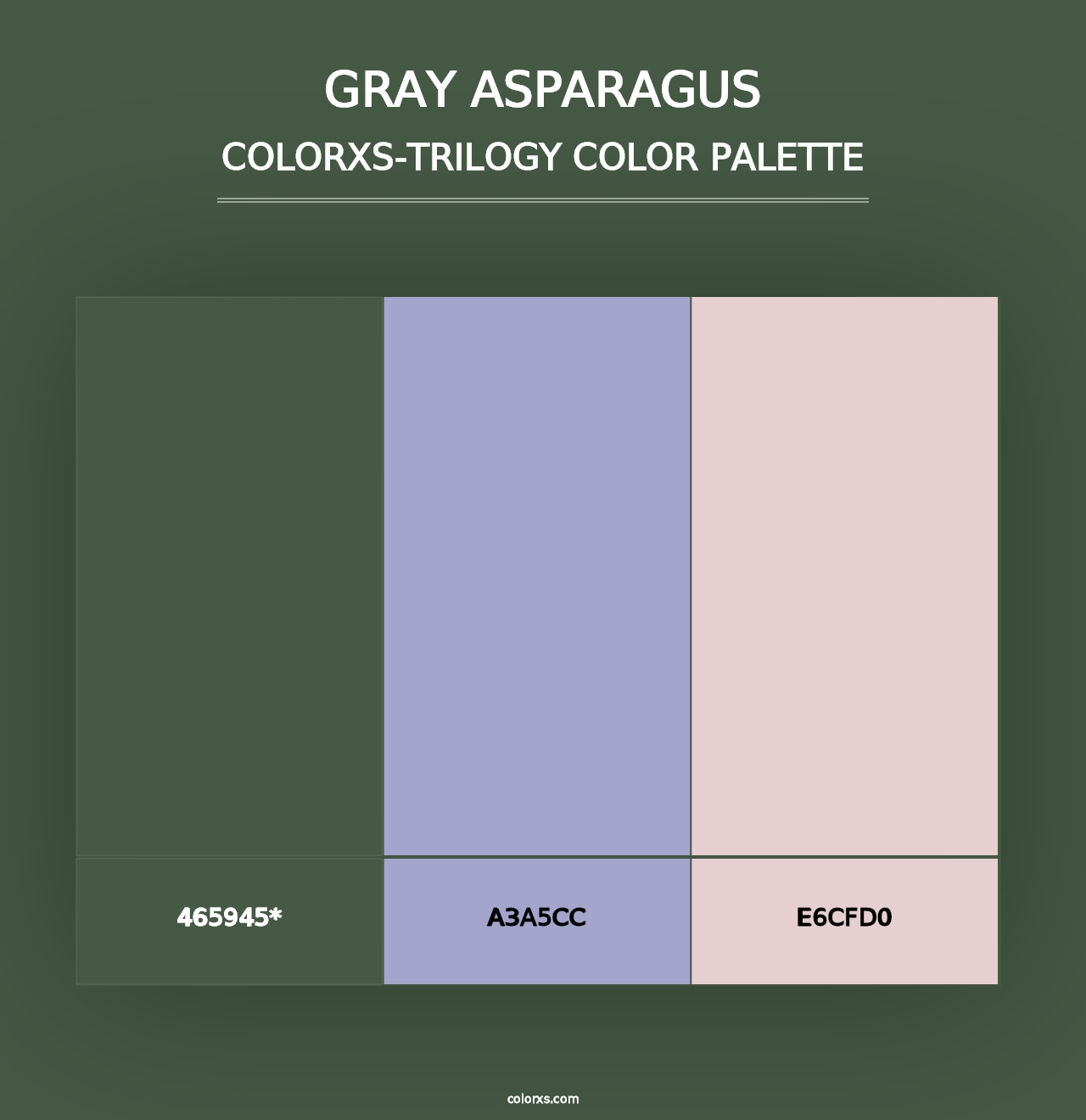 Gray Asparagus - Colorxs Trilogy Palette