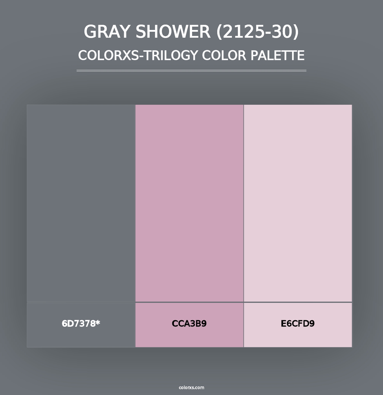 Gray Shower (2125-30) - Colorxs Trilogy Palette