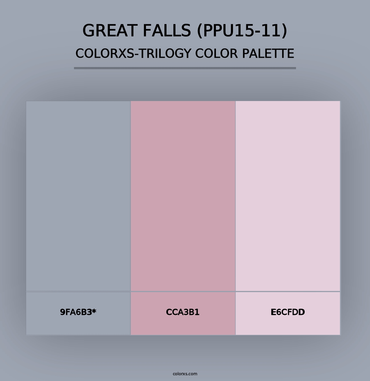 Great Falls (PPU15-11) - Colorxs Trilogy Palette