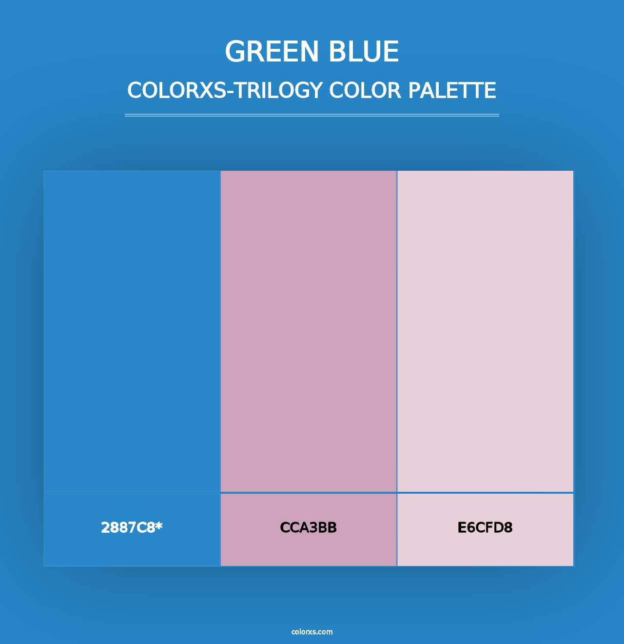 Green Blue - Colorxs Trilogy Palette