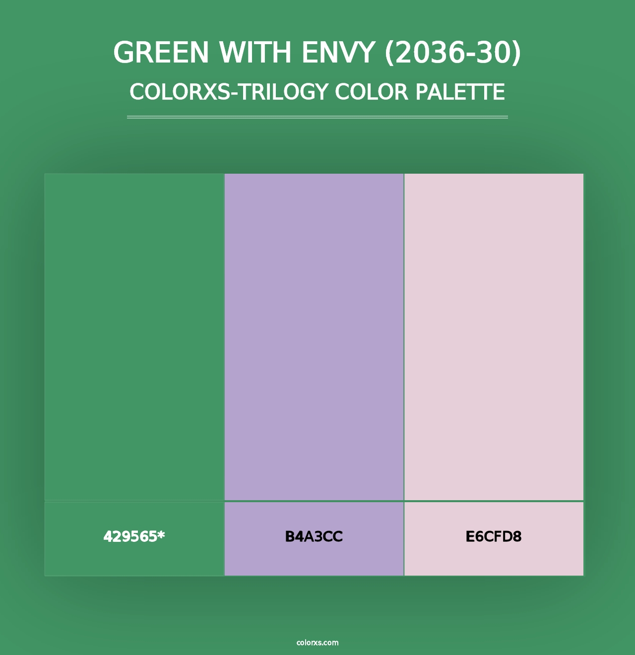 Green with Envy (2036-30) - Colorxs Trilogy Palette