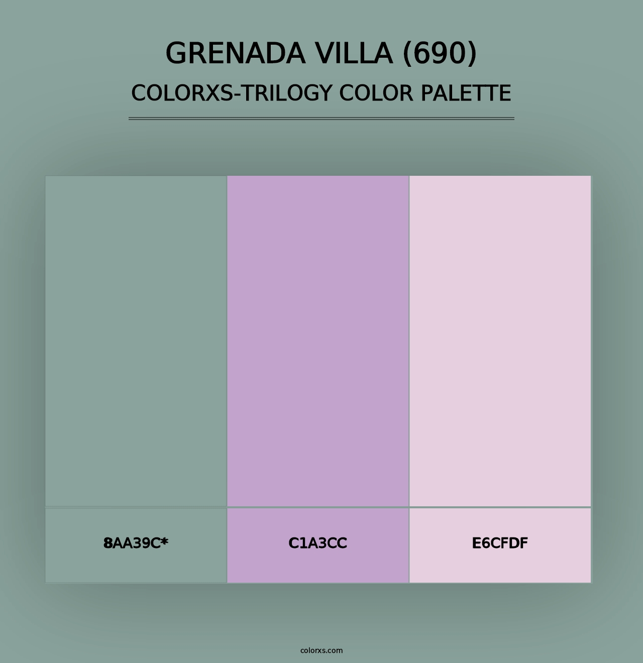 Grenada Villa (690) - Colorxs Trilogy Palette