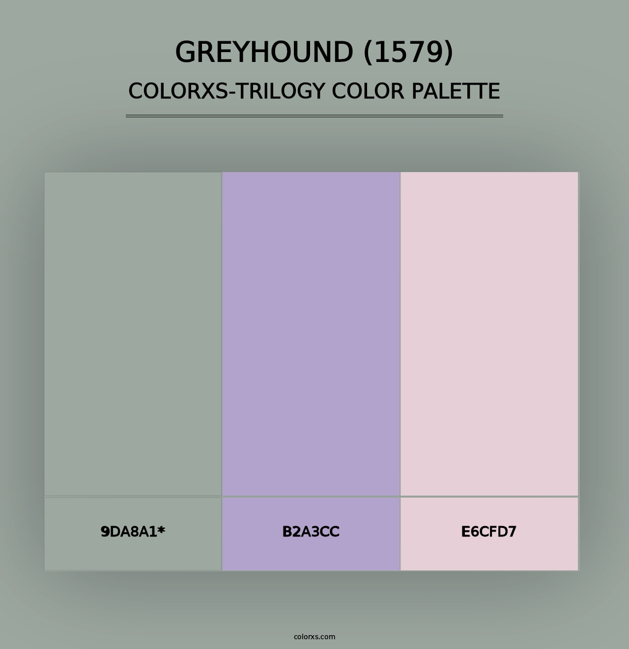 Greyhound (1579) - Colorxs Trilogy Palette