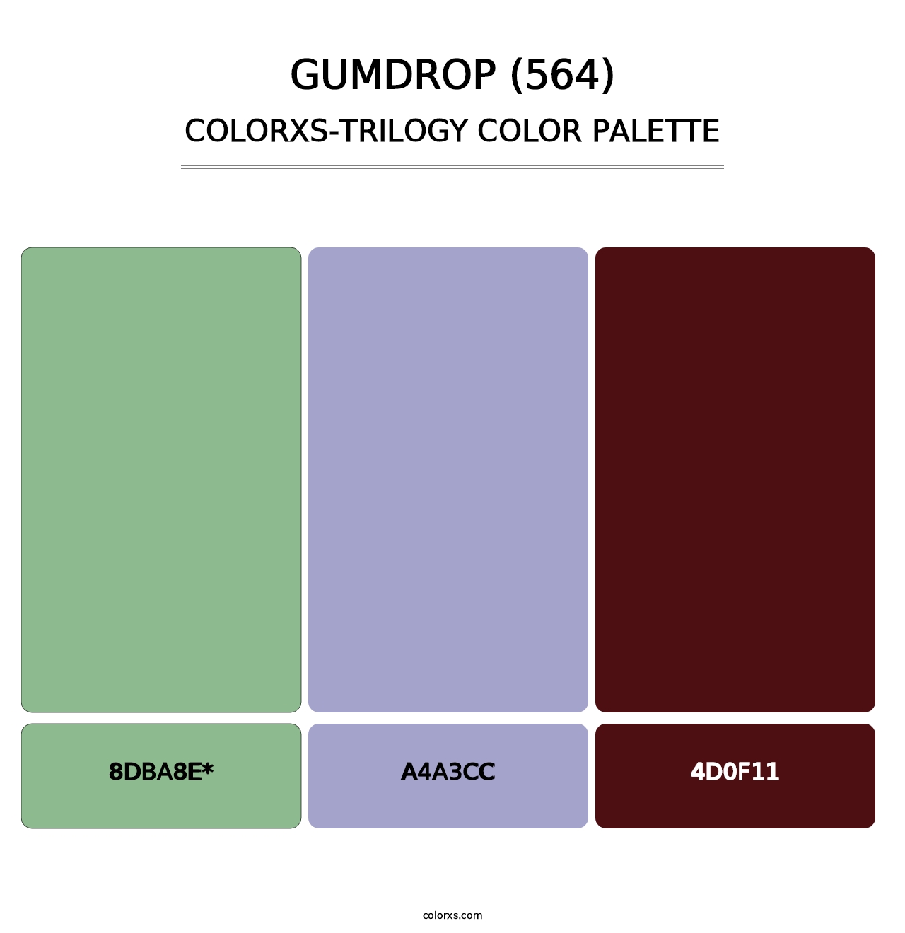 Gumdrop (564) - Colorxs Trilogy Palette