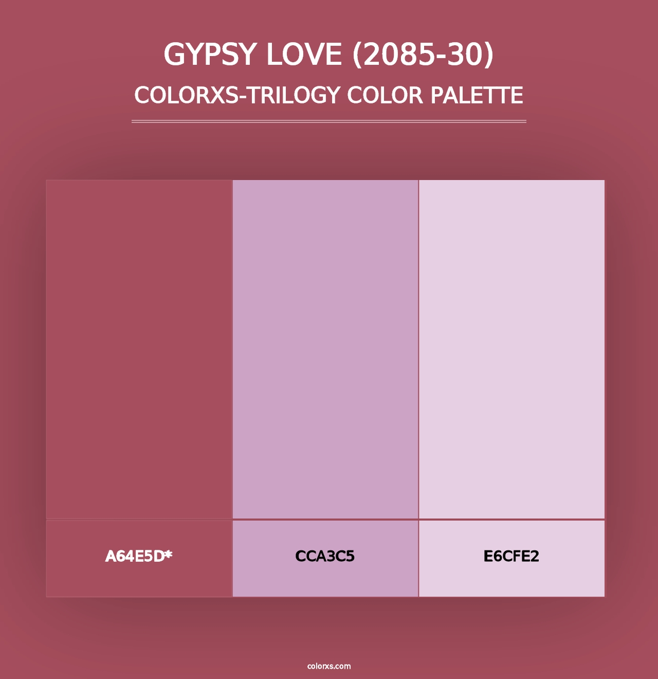 Gypsy Love (2085-30) - Colorxs Trilogy Palette