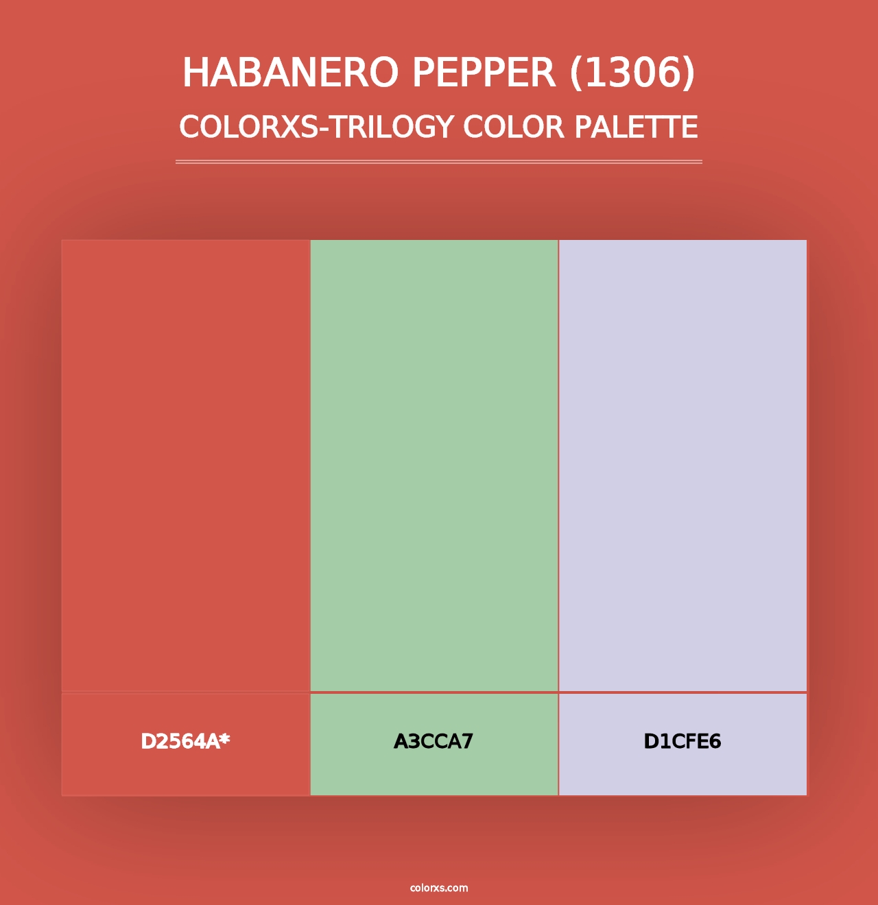 Habanero Pepper (1306) - Colorxs Trilogy Palette