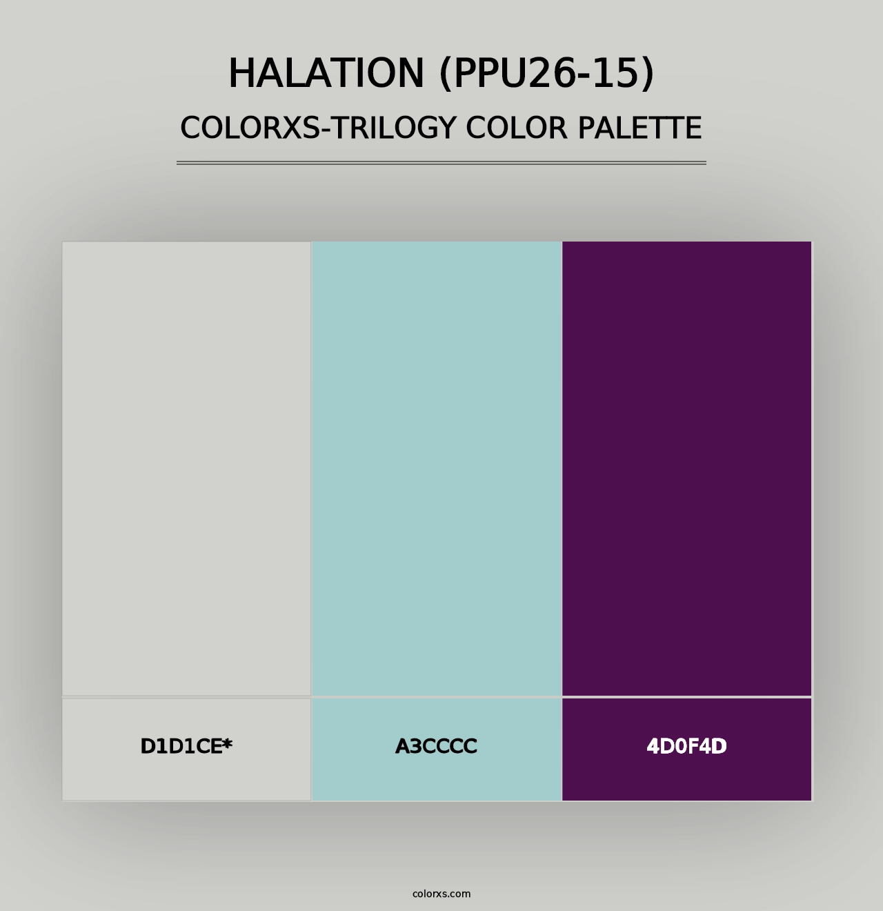 Halation (PPU26-15) - Colorxs Trilogy Palette