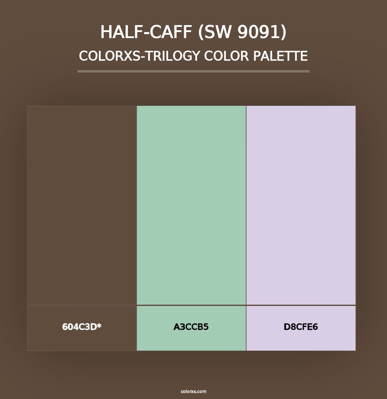 Half-Caff (SW 9091) - Colorxs Trilogy Palette