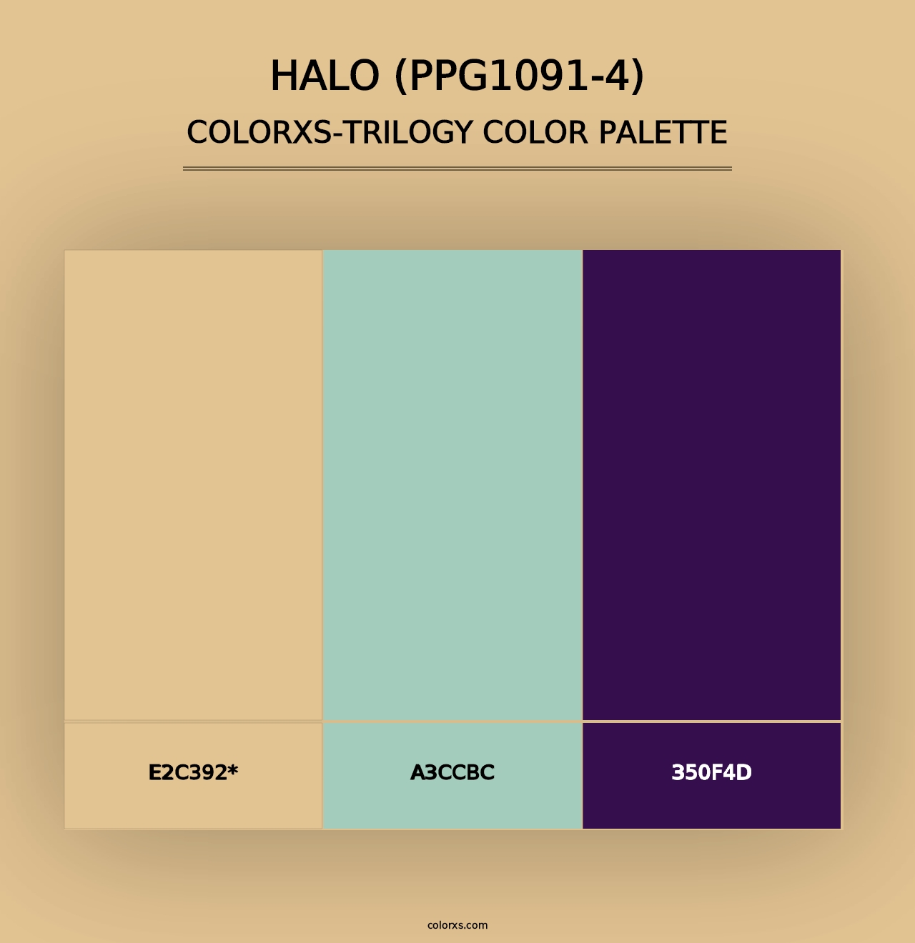 Halo (PPG1091-4) - Colorxs Trilogy Palette