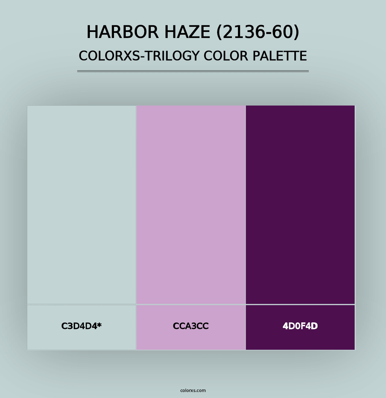 Harbor Haze (2136-60) - Colorxs Trilogy Palette