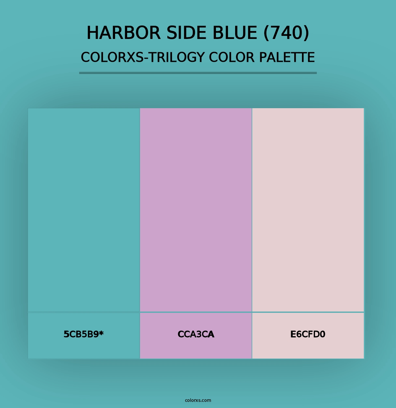 Harbor Side Blue (740) - Colorxs Trilogy Palette