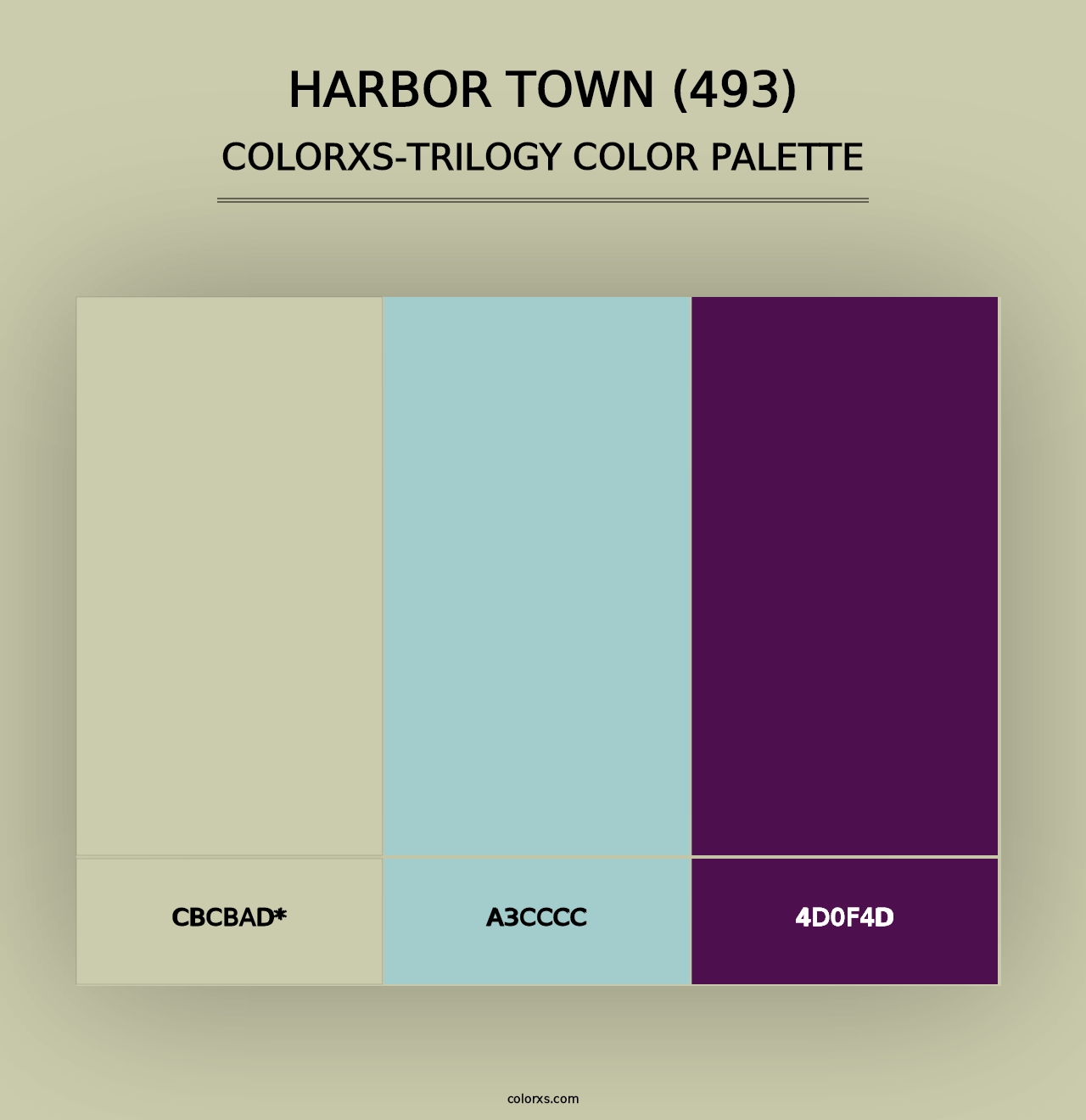 Harbor Town (493) - Colorxs Trilogy Palette