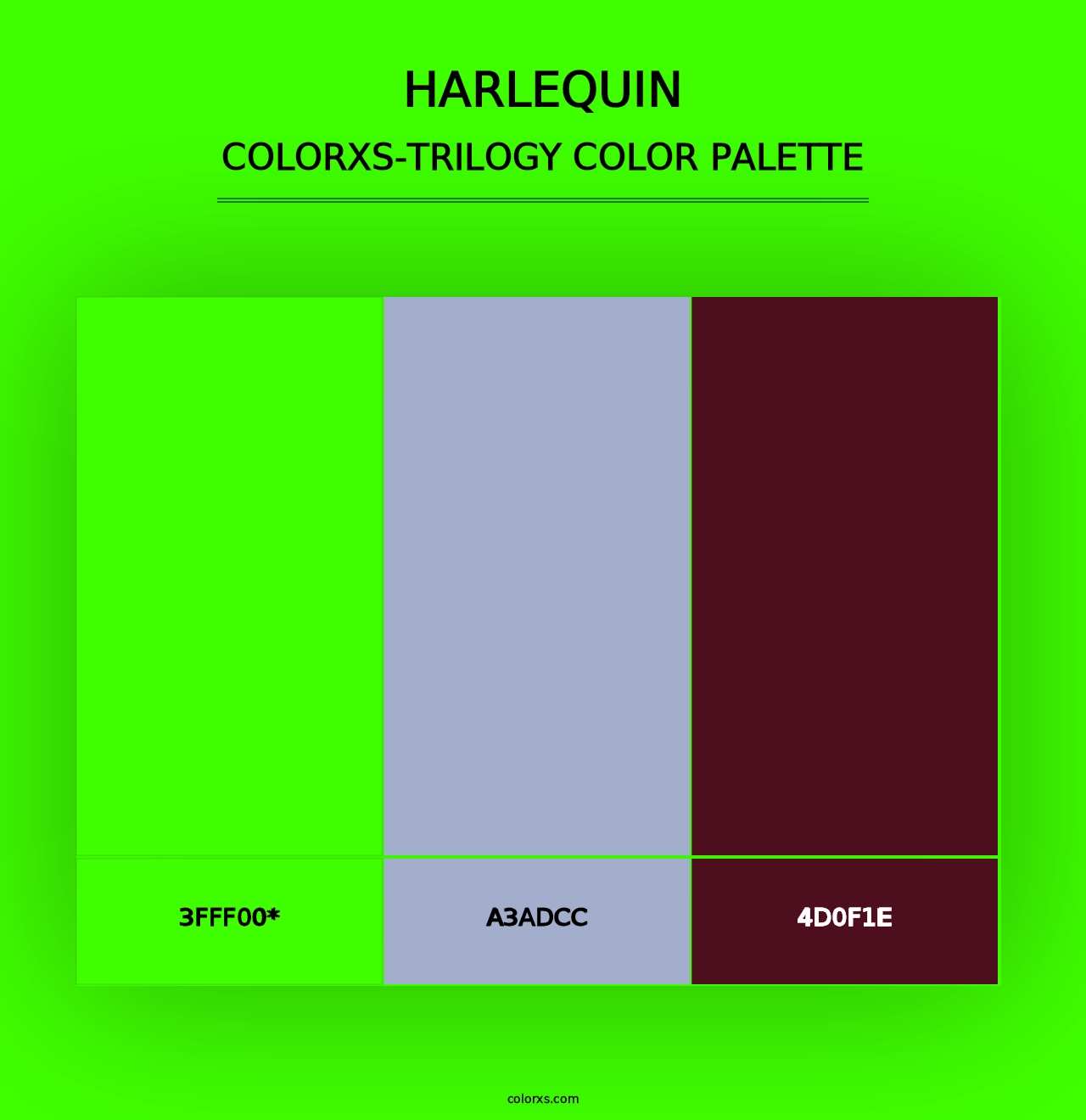 Harlequin - Colorxs Trilogy Palette