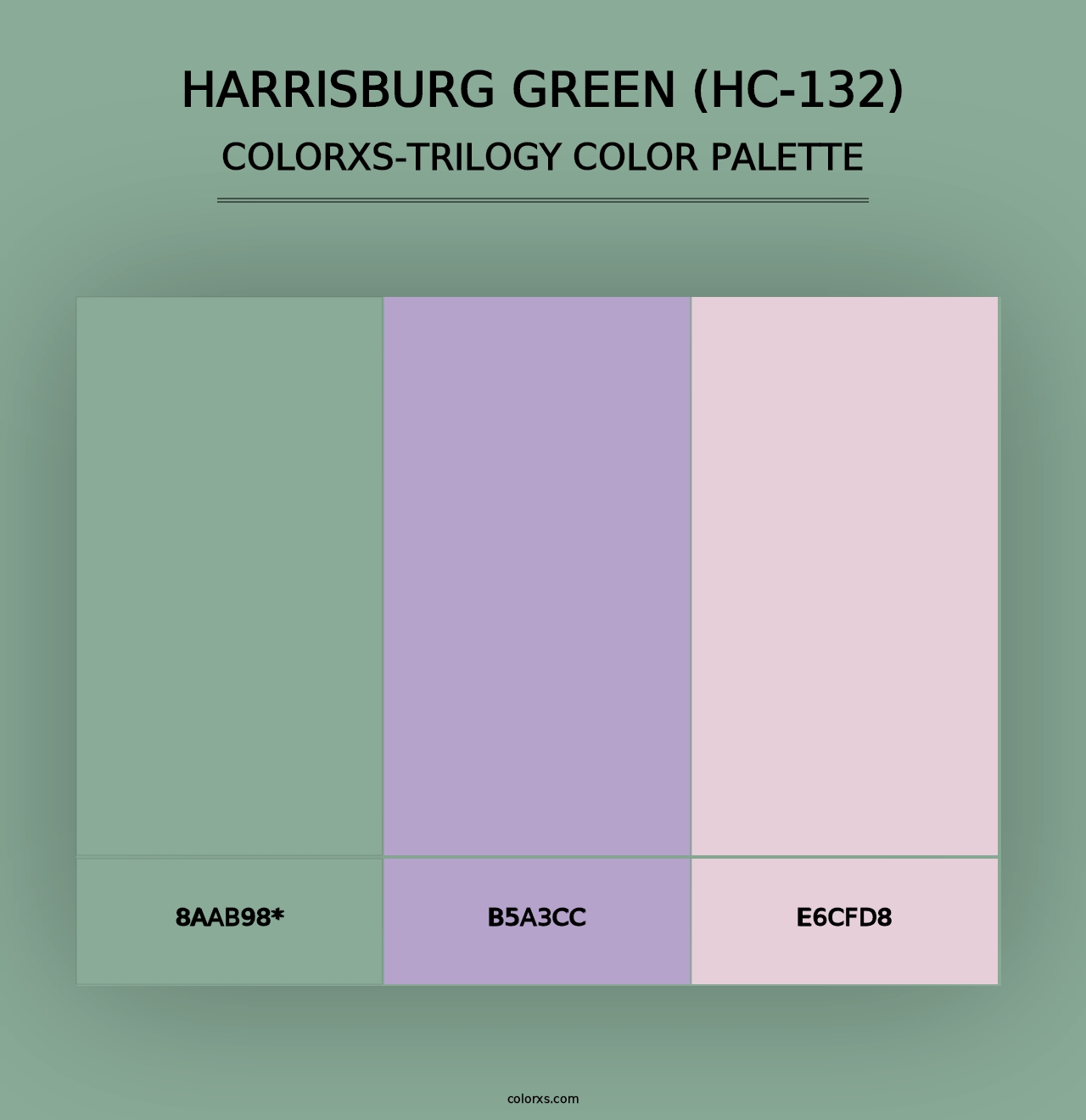 Harrisburg Green (HC-132) - Colorxs Trilogy Palette