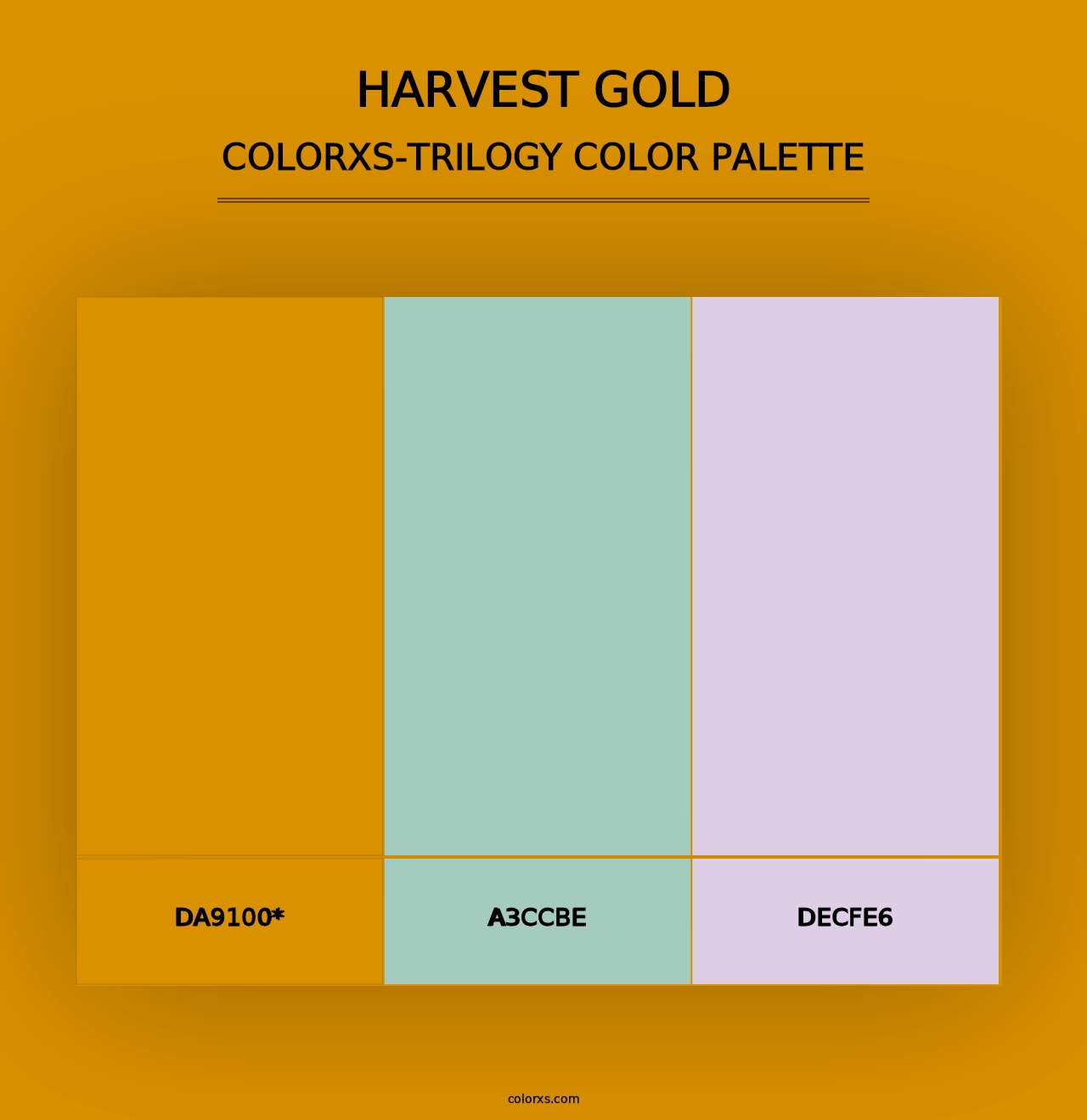 Harvest Gold - Colorxs Trilogy Palette