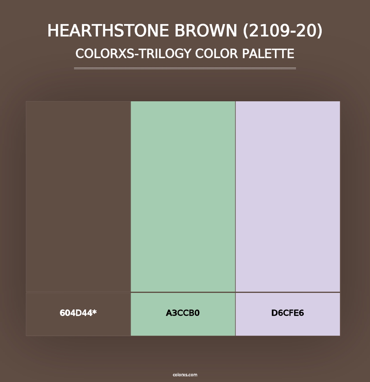 Hearthstone Brown (2109-20) - Colorxs Trilogy Palette