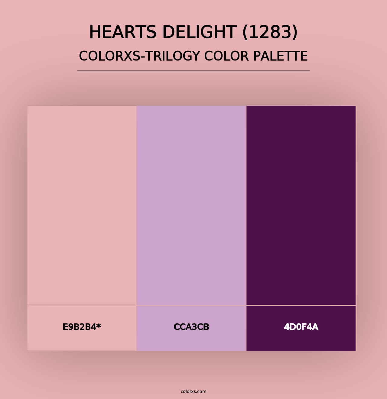 Hearts Delight (1283) - Colorxs Trilogy Palette