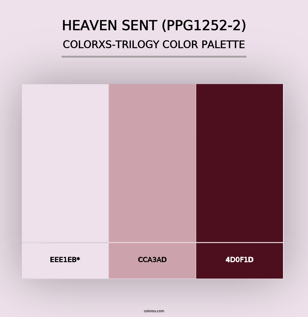 Heaven Sent (PPG1252-2) - Colorxs Trilogy Palette