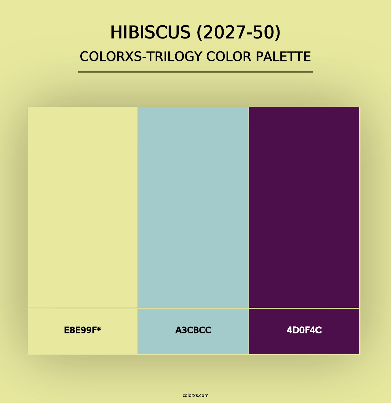 Hibiscus (2027-50) - Colorxs Trilogy Palette