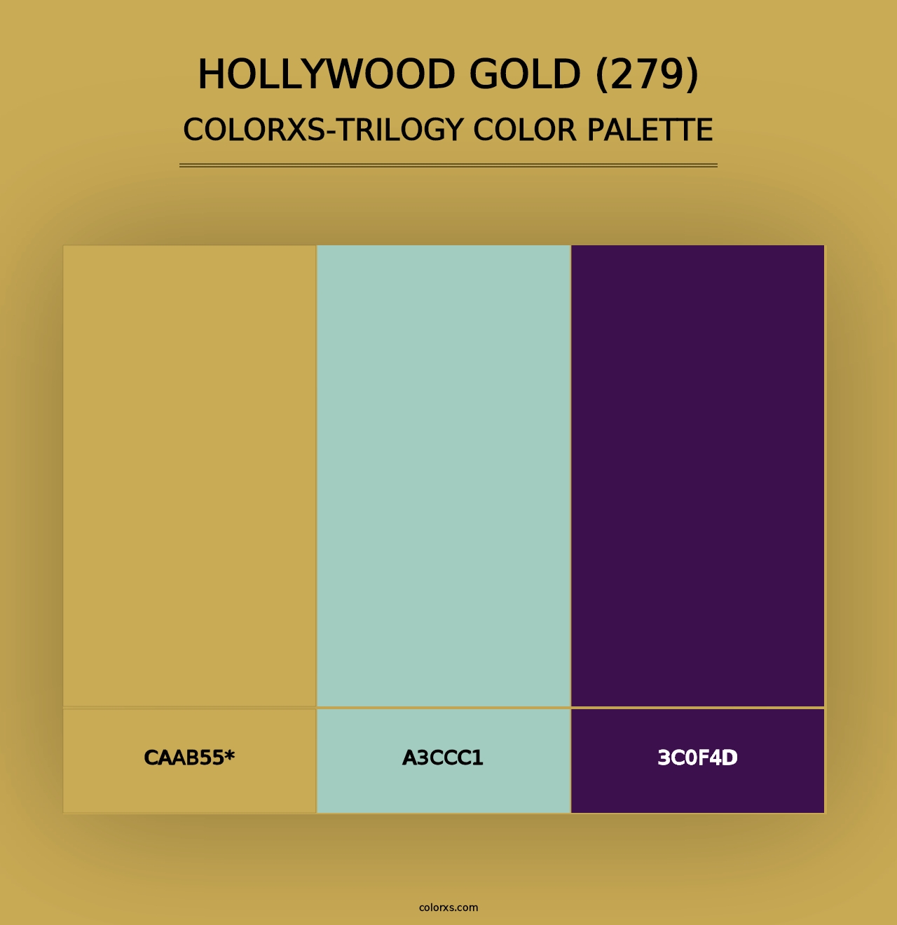 Hollywood Gold (279) - Colorxs Trilogy Palette