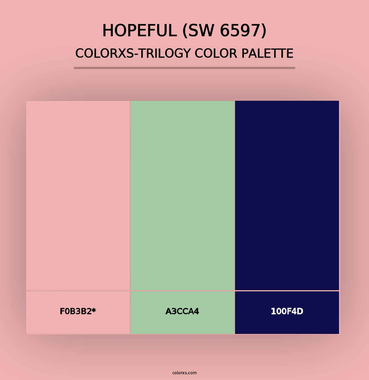 Hopeful (SW 6597) - Colorxs Trilogy Palette