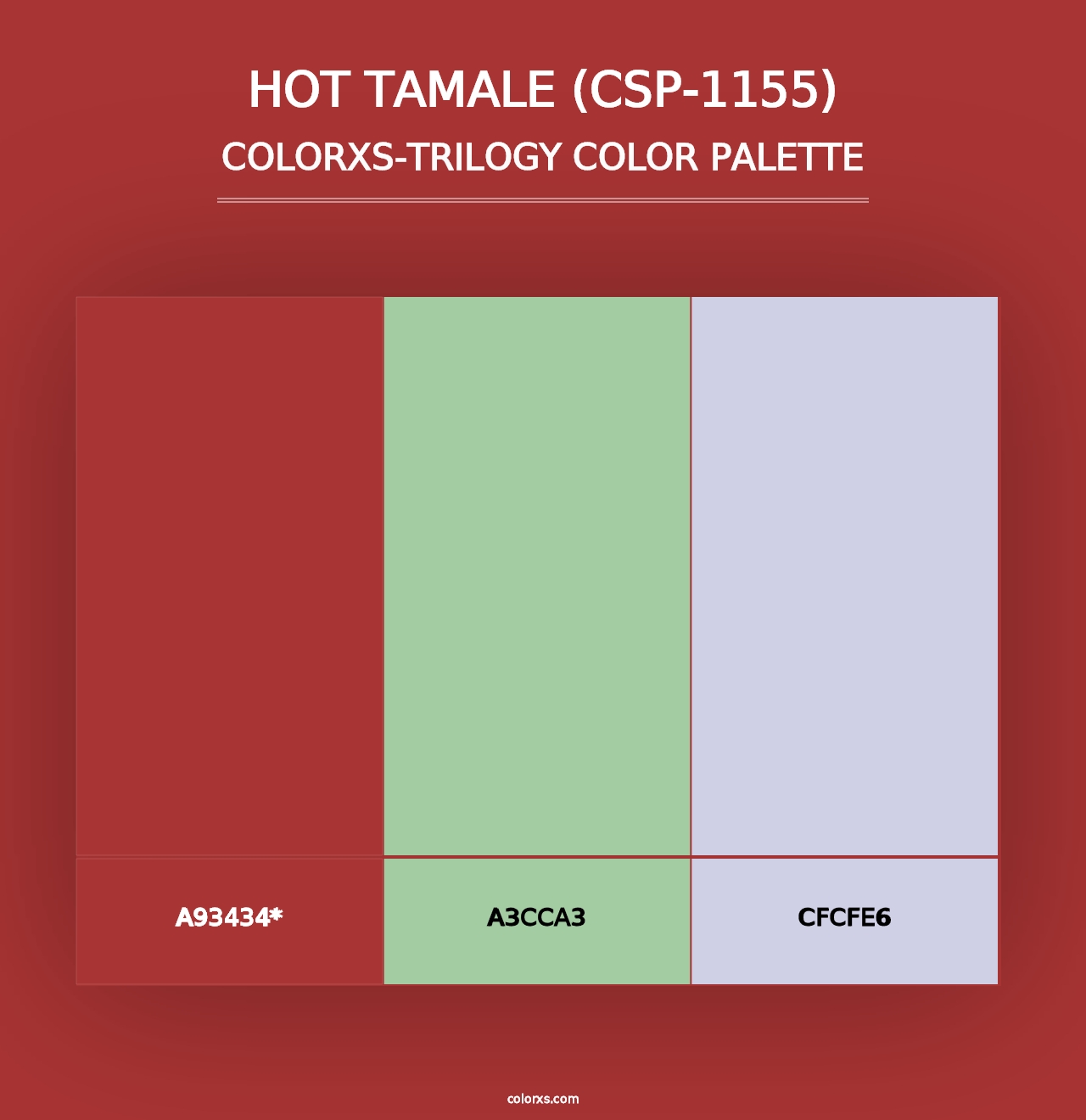 Hot Tamale (CSP-1155) - Colorxs Trilogy Palette