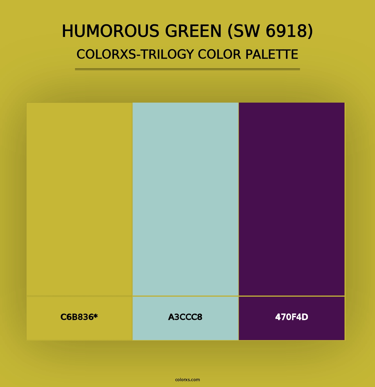 Humorous Green (SW 6918) - Colorxs Trilogy Palette