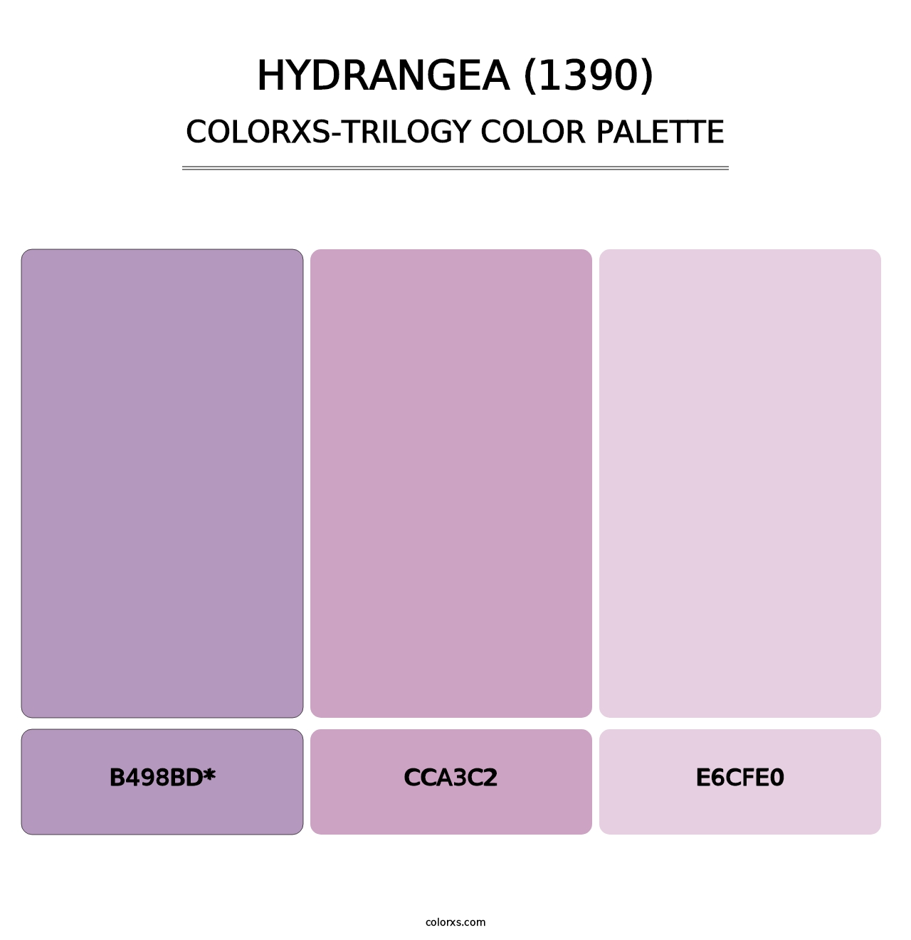 Hydrangea (1390) - Colorxs Trilogy Palette