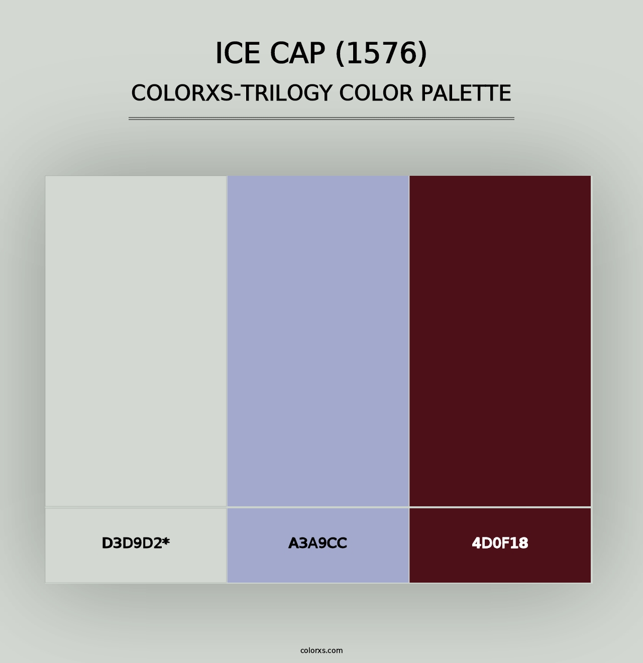 Ice Cap (1576) - Colorxs Trilogy Palette