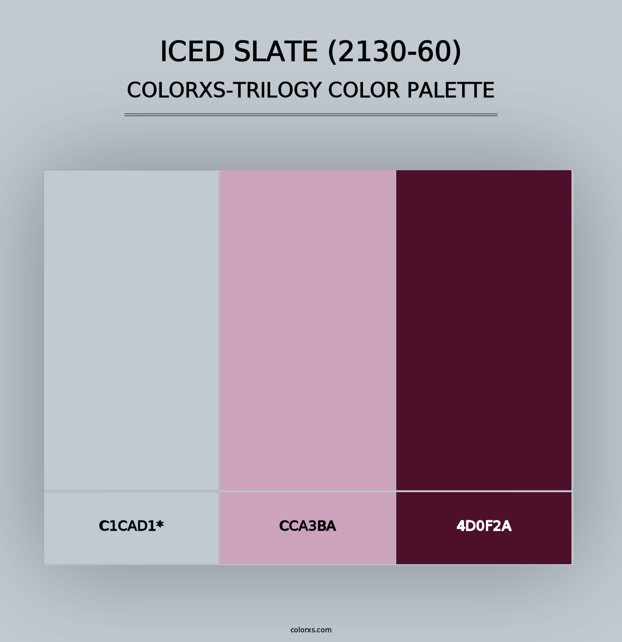 Iced Slate (2130-60) - Colorxs Trilogy Palette