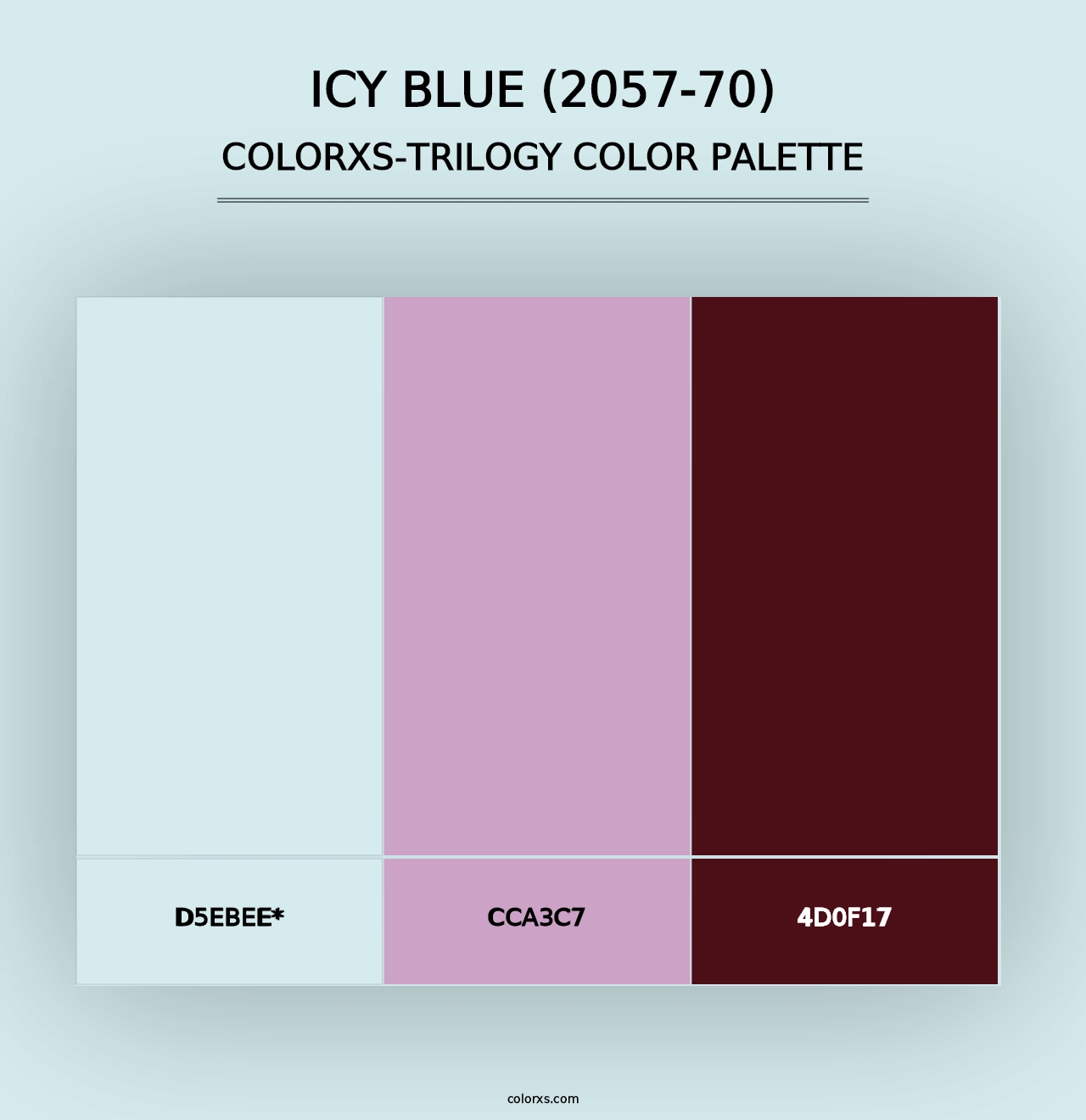 Icy Blue (2057-70) - Colorxs Trilogy Palette