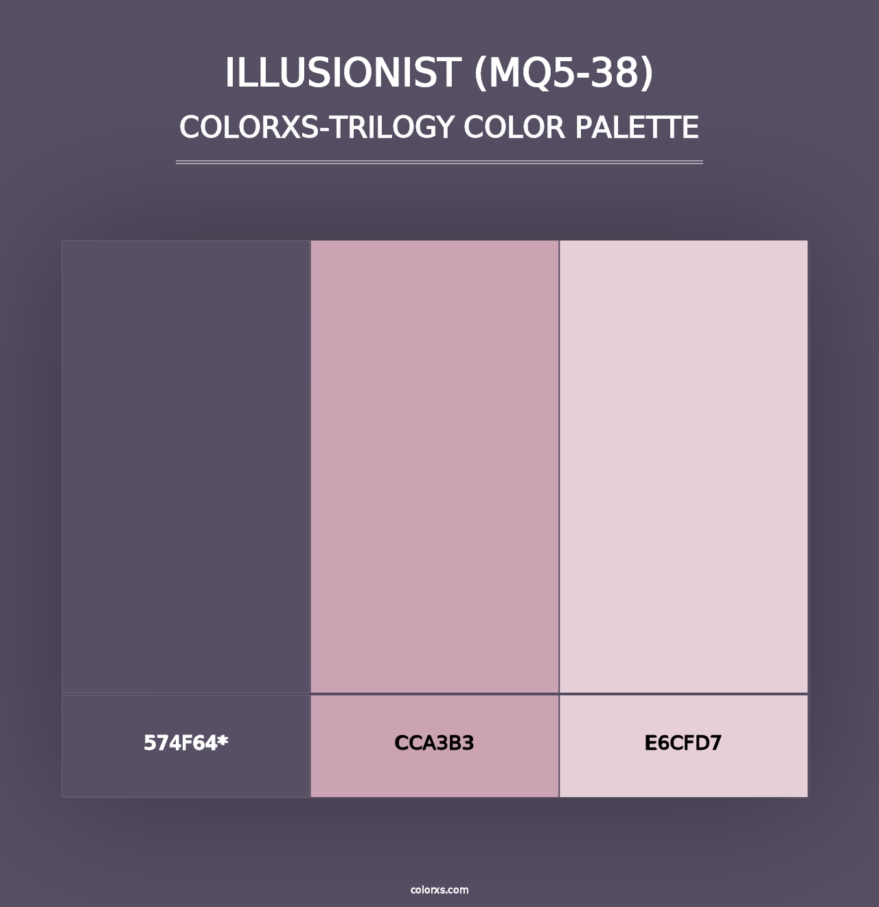 Illusionist (MQ5-38) - Colorxs Trilogy Palette