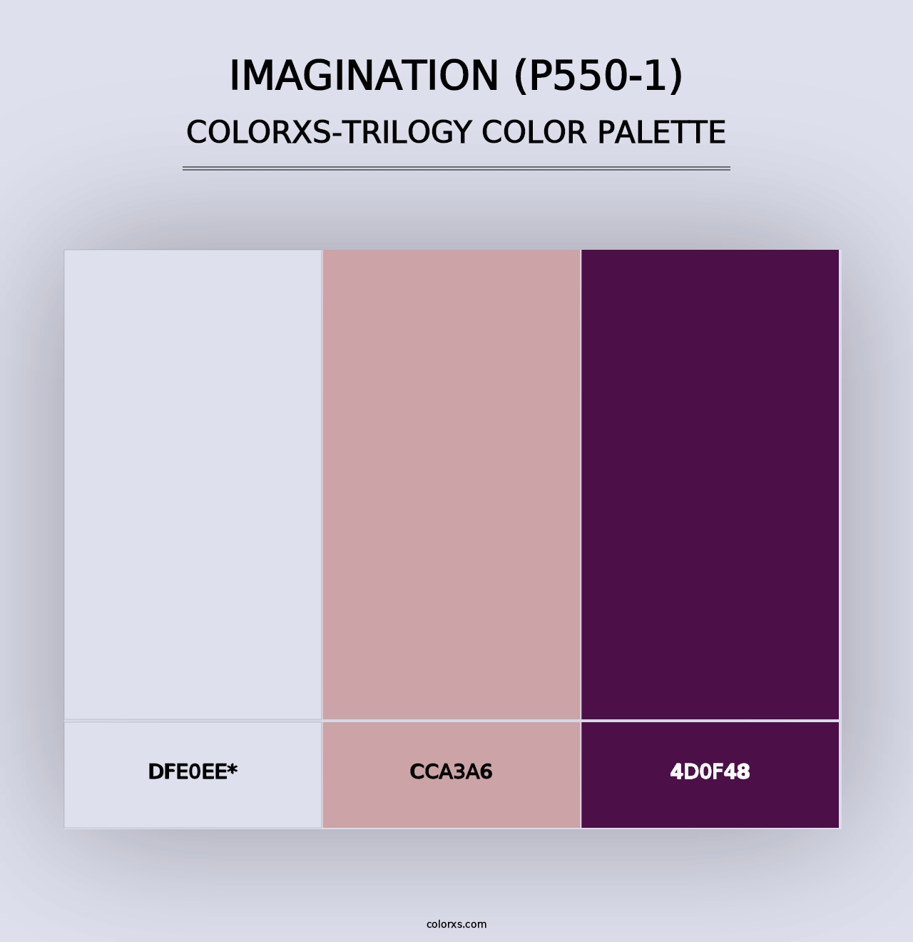 Imagination (P550-1) - Colorxs Trilogy Palette