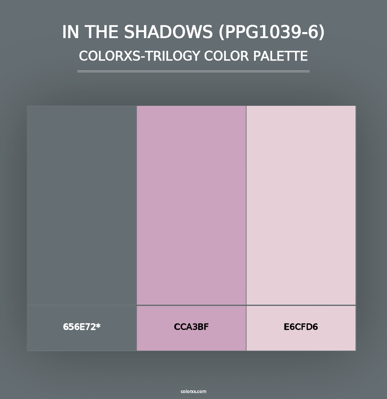 In The Shadows (PPG1039-6) - Colorxs Trilogy Palette