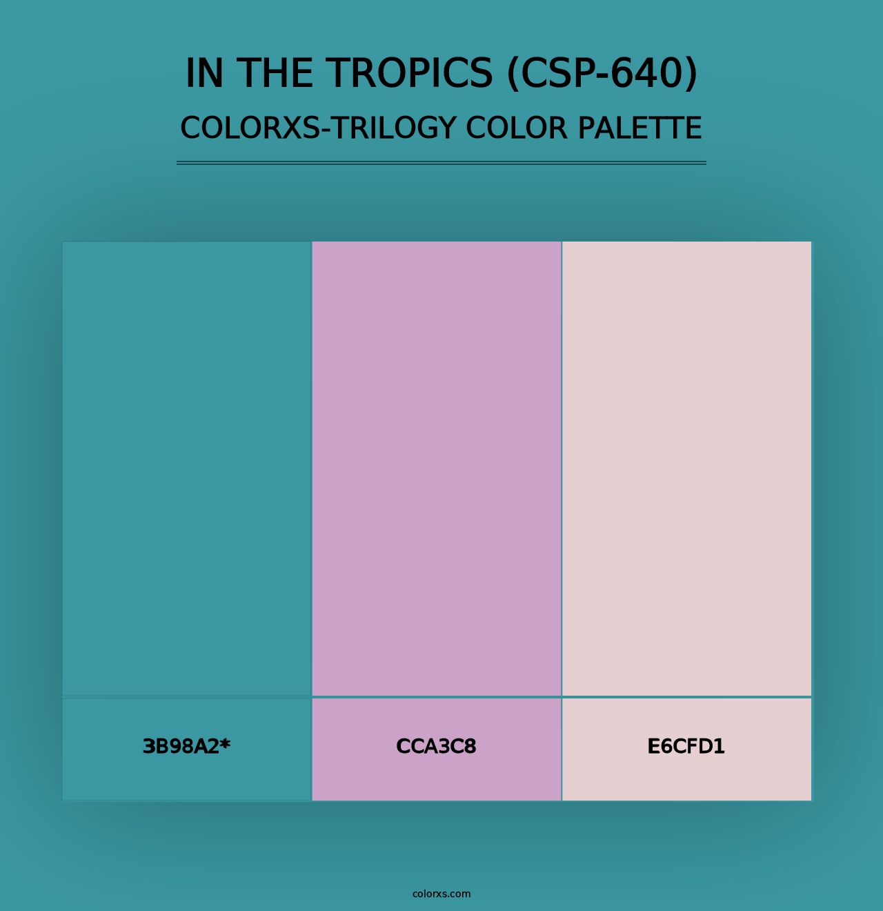 In the Tropics (CSP-640) - Colorxs Trilogy Palette