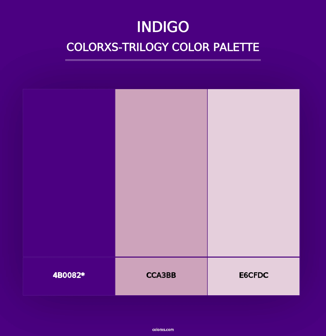 Indigo color palettes - colorxs.com