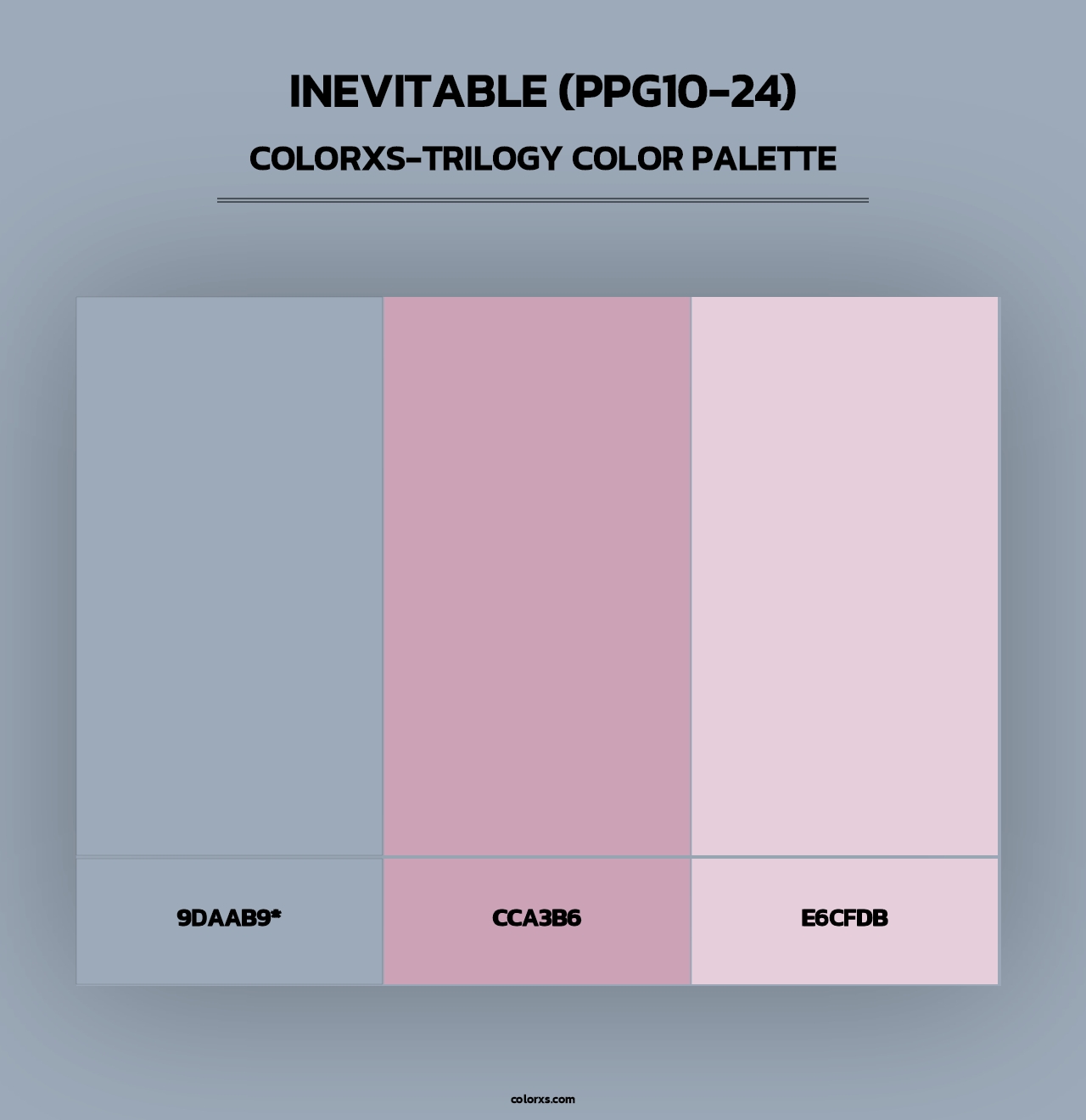 Inevitable (PPG10-24) - Colorxs Trilogy Palette