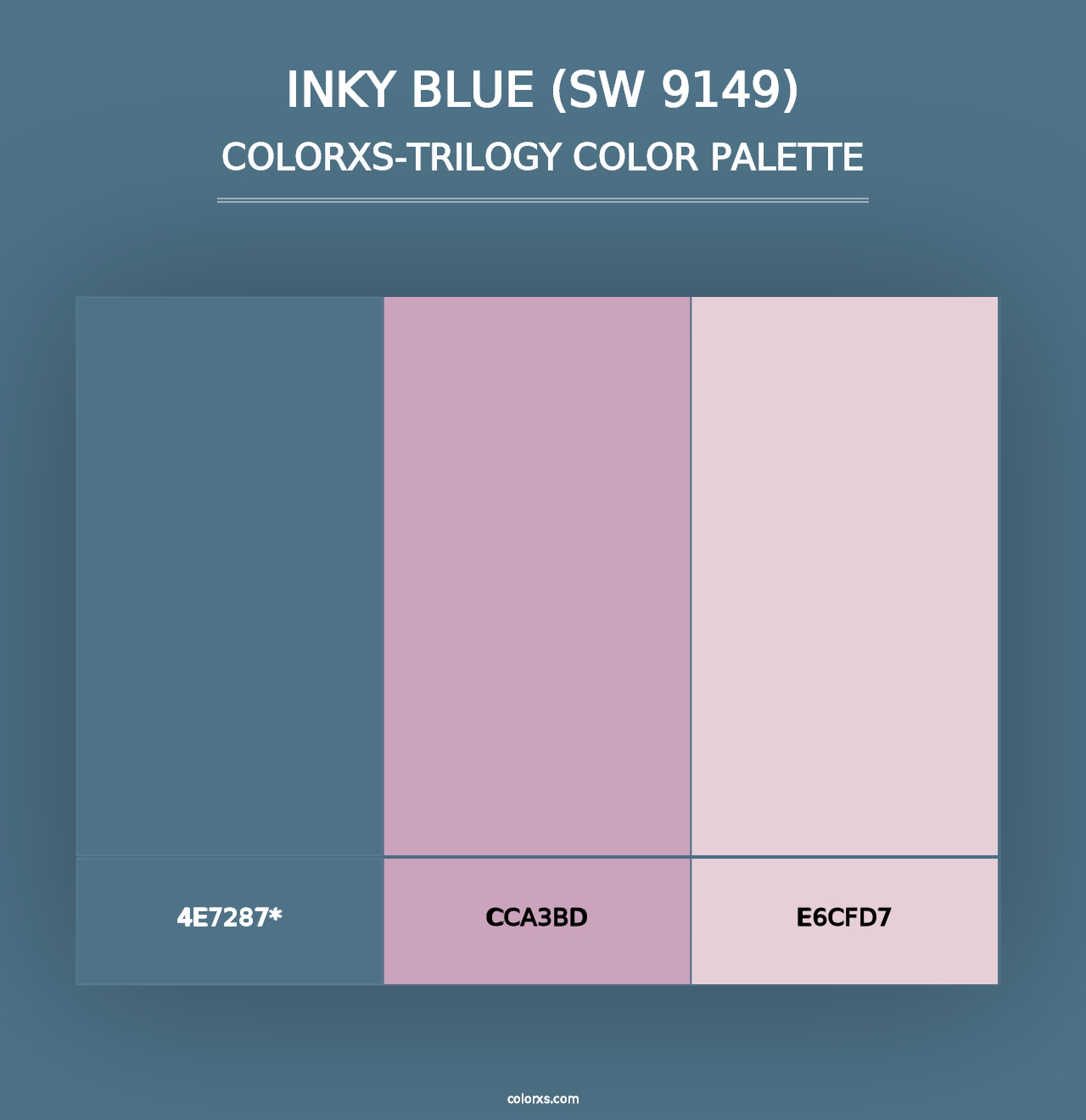 Inky Blue (SW 9149) - Colorxs Trilogy Palette