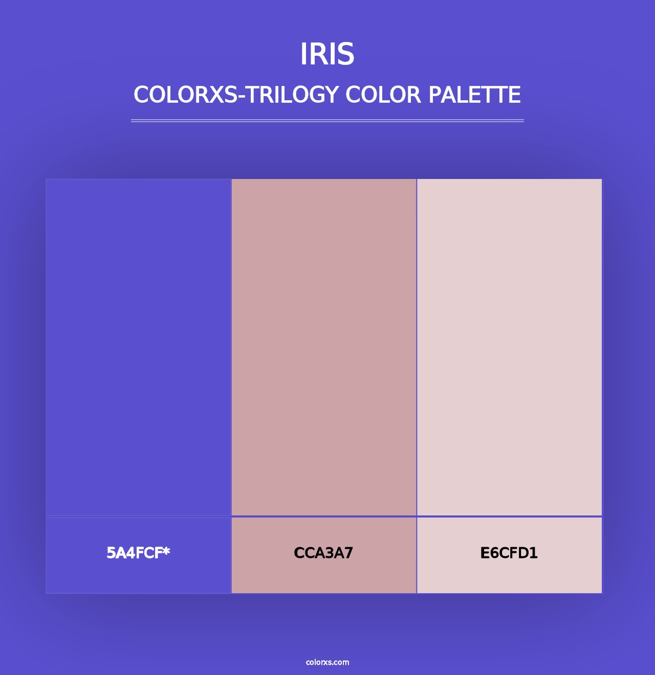 Iris - Colorxs Trilogy Palette