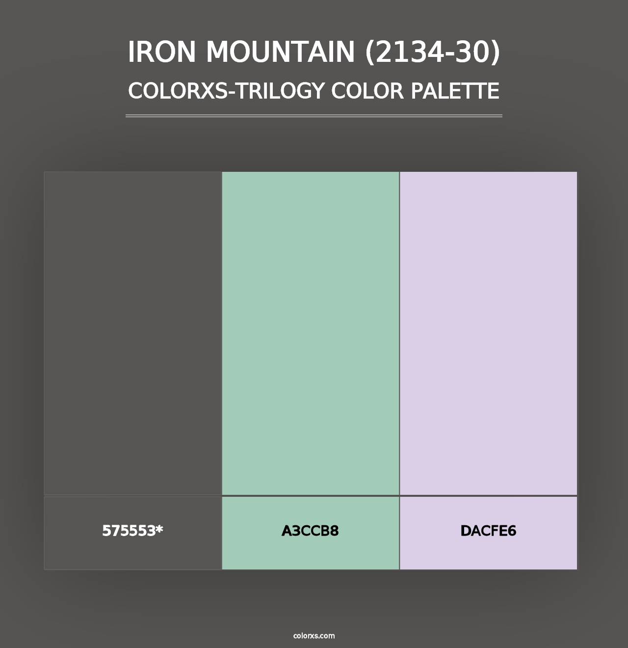 Iron Mountain (2134-30) - Colorxs Trilogy Palette