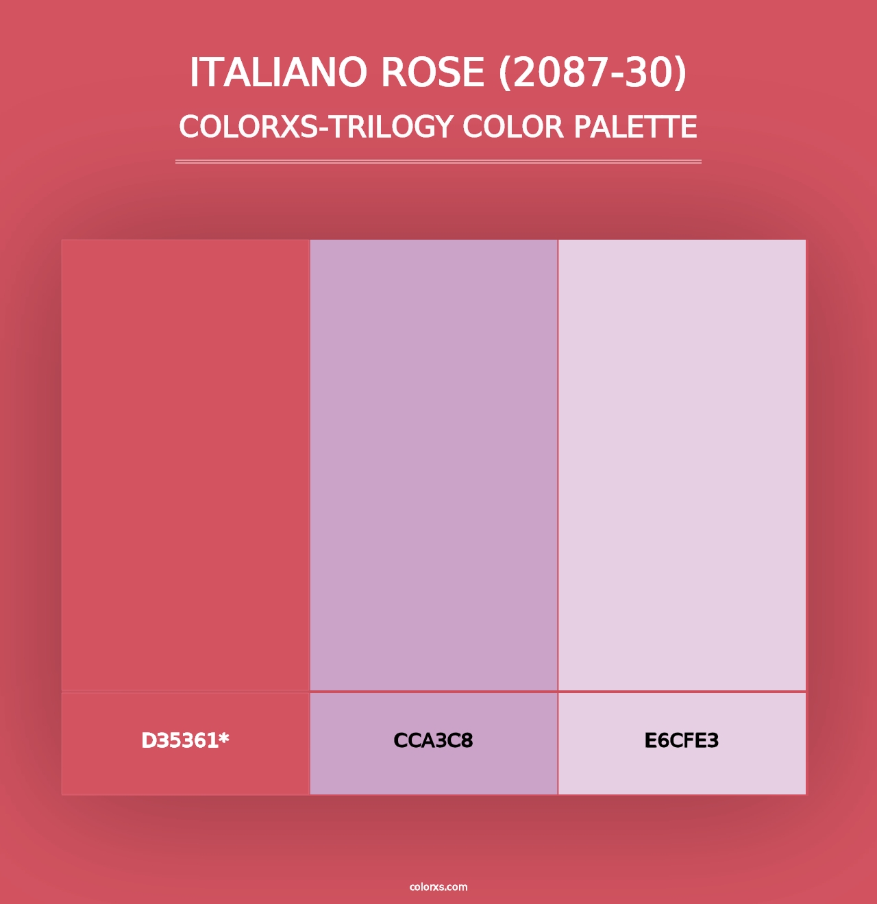 Italiano Rose (2087-30) - Colorxs Trilogy Palette