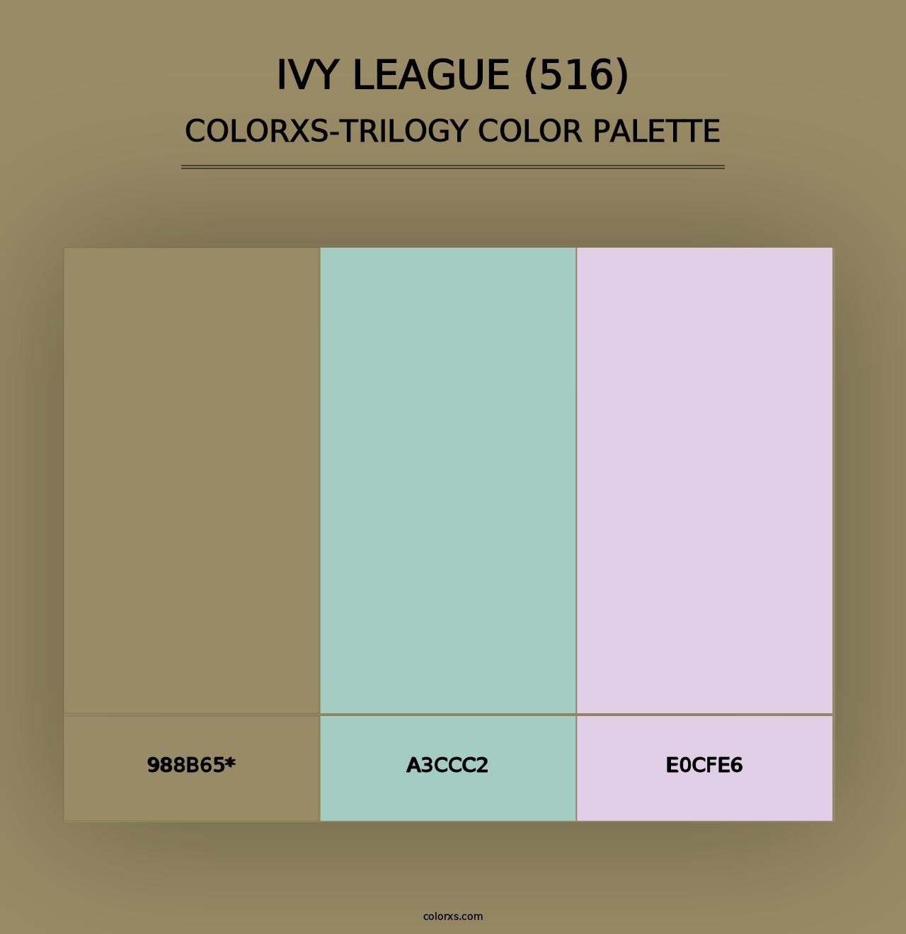 Ivy League (516) - Colorxs Trilogy Palette